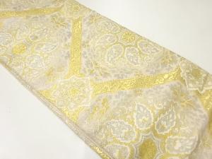 アンティーク　花蜀江文模様織出し袋帯（材料）